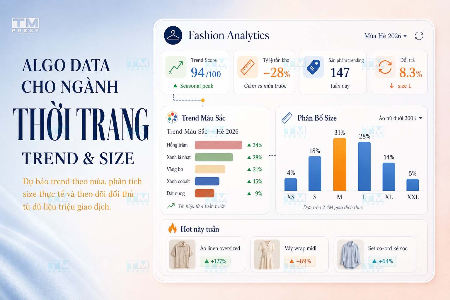 Featured image of post Algo Data cho ngành thời trang: Phân tích trend mùa và size