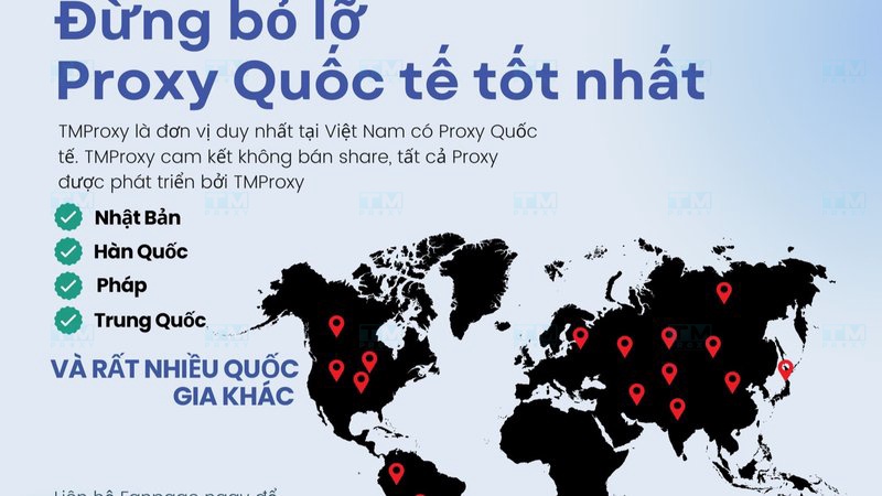 Featured image of post Dịch vụ Proxy của TMProxy: Đánh giá chi tiết và các gói dịch vụ